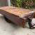 Antique Industrial wood & iron rollin cart 1 thumbnail