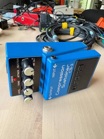 Boss CS-3 Compressor Sustainer Guitar Effects Pedal 1