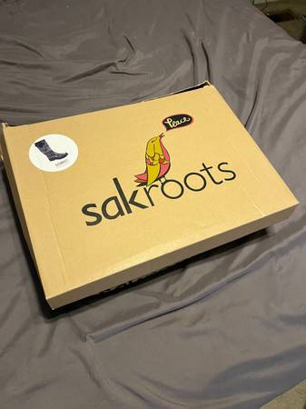 Botas de lluvia Sakroots Denim Oneworld para mujer, talla 9, como nueva - $25 (Burke)63471145469443124