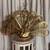 Vintage Brass Swan Fireplace Screen 1 thumbnail