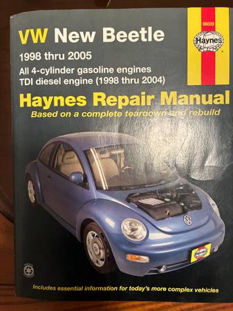 VW new Beetle repair manual 1