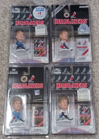 WAYNE GRETZKY Headliners 4 Versions Signature Series HOF VERY CLEAN!!! 1