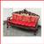 Vintage Qing Dynasty Carved Rosewood + Marble Sofa 8 thumbnail