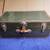 Vintage Army Green 60's Light Steel Storage Trunk Chest 1 thumbnail