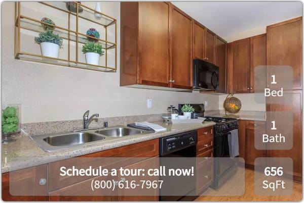$2,162 / 1br - 656ft2 - Just what you need! 656 SqFt 1 Bed/1 Bath only minutes from campus (Northridge)63952930781187121