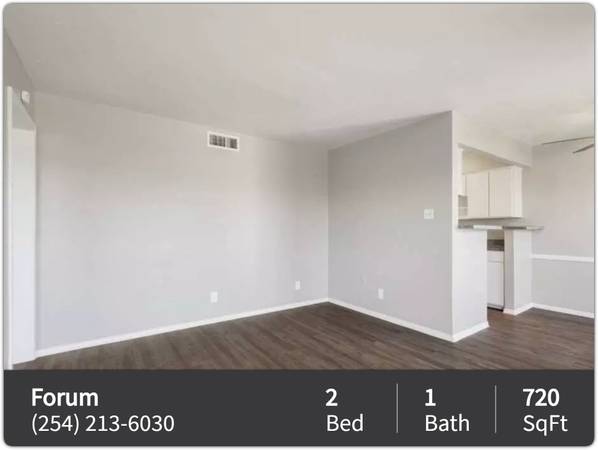 $719 / 2br - 720ft2 - Stay Close to the Action – Yet Find Peace in Your Private Oasis! (Killeen - Wendland Plaza)63806811646209120