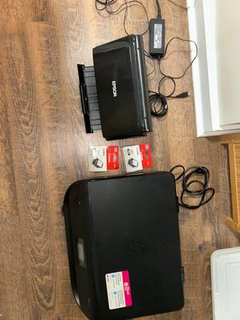 HP 3 n 1 printer/Epson document scanner(Amazon basics) 1