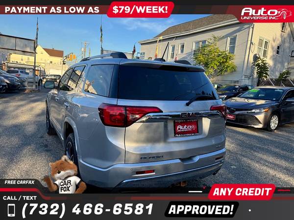 2019 GMC Acadia Denali 4x4SUV SUV 4 x 4 4-x-4-SUV - $500 (Todos los precios anunciados son PAGOS INICIALES)63614719790209124