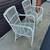 Pair of Vintage Porch Armchairs with Bentwood Frame & Wicker / Rattan. 10 thumbnail