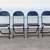 4 Vintage Metal Folding Chairs 3 thumbnail