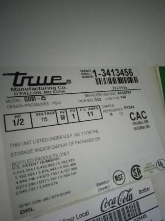 Reach in Refrigerator 1