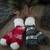 Small Holiday Socks NWOT 2 thumbnail