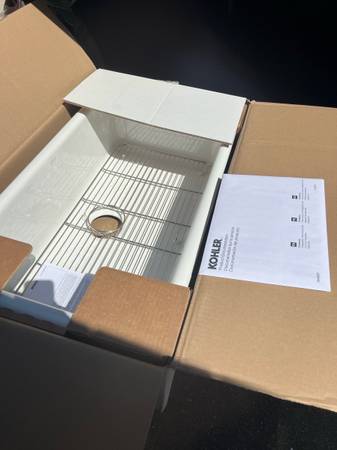 New Kohler cast iron kitchen sink 1