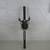 Rustic Cast Iron Buck Deer Antlers Adjustable Coat Hat Wreath Hanger 2 thumbnail