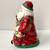 Large Vintage 2002 Santa Cookie Jar with Wine Stopper 10.5" Snowflake Globe CBK 6 thumbnail