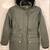 Justice Girls Sz 10 Green Faux Fur Lined  Parka Jacket / Coat *EUC 1 thumbnail