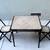 1940/50's Children's Metal folding Chairs and Table, Very Sturdy. 2 thumbnail