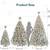 Like New 4.5ft Pre-Lit Artificial Hinged Christmas Pine Tree 5 thumbnail