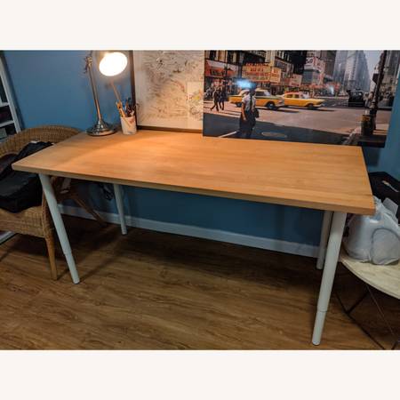 IKEA Birch Wood Table, Gerton 1