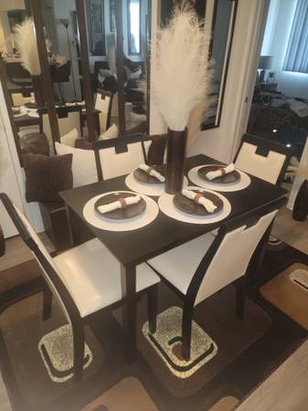 Dining table and chairs 1