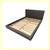 Queen Size Crate & Barrel Tate Upholstered Bed Frame 1 thumbnail