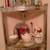 CORNER GOLDEN AND  SILVER EDGE GLASS DECORATIVE SHELF 1 thumbnail