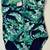 TOMMY BAHAMA "BREEZY PALM" BANDEAU WOMEN'S SWIMSUIT, NAVY, SIZE 10 7 thumbnail