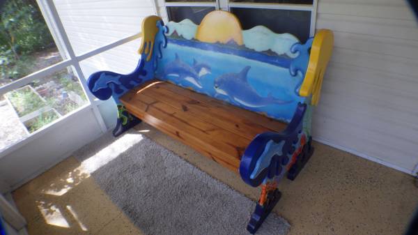 Ocean Dolphin Bench 1
