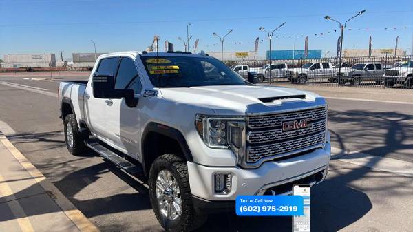 2021 GMC Sierra 2500 HD Crew Cab Denali Camioneta 4D 6 1/2 ft - Llame/Envíe un mensaje 602-975-2 - $49,500 (+ Right Auto and Truck Sales - ¡ENTREGA HOY! *Sujeto a aprobación de crédito*)63490021927043123