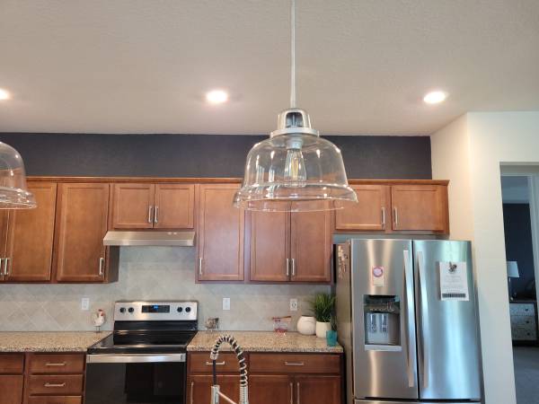 Progress Lighting Embellish Galvanized Coastal Clear Glass Bell  Penda 1