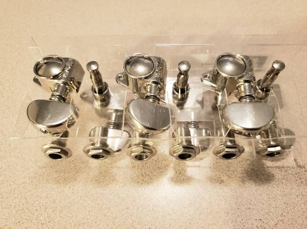 Grover Rotamatic Tuning Heads, Set of 3+3 1