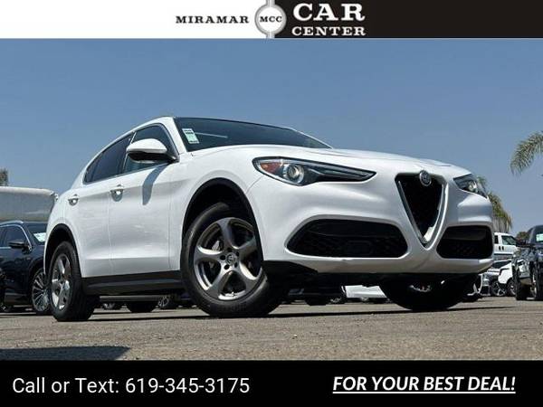 2019 Alfa Romeo Stelvio suv Alfa White - $17,997 (CALL 619-345-3175 FOR AVAILABILITY)63470052508417120