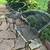 2 Mid Century Chairs Wrought Iron and Mesh Patio EACH... 2 thumbnail