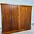 1960's Abbess Mid Century Teak Tambour Cabinet/Bookcase/Console Table 6 thumbnail