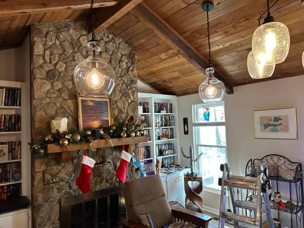 2 Flynn Recycled Glass Pendant Lights 1