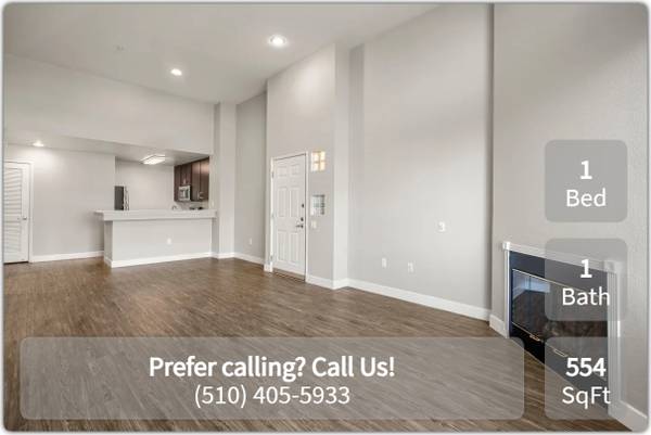 Find your space! Cool 1 BR, 1 BA, 554 Sq Ft. 1