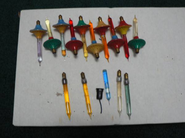 Noma liquid bubble lites saucer bulbs - VINTAGE 1