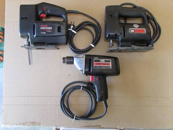 Craftsman Power Tools - Drill -  Sabre Saw - Jig Saw - Made in USA 1