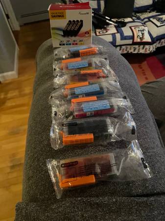 6 printer cartridges Canon printer. 280 & 281 1