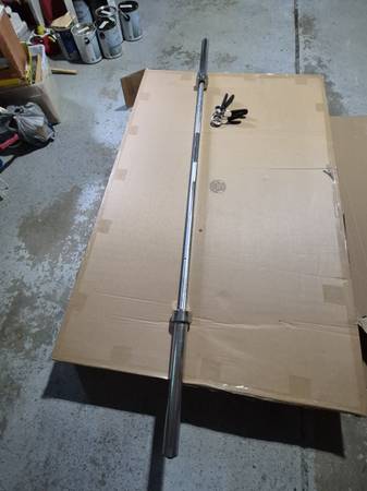 Olympic barbell with weights 1