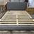 Article Tessu Queen Low Profile Upholstered Bed - Glaze Gray 2 thumbnail