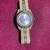 BRIGHTON  DANA POINT Latte Crystal Silver Round Disc Watch 1 thumbnail