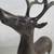 Vtg Brass Deer Buck Stag 8 Point Candle Holder Statue 17" Tall 2 thumbnail