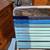 Pair of vintage Sun Terrace Co. folding vinyl strap chairs A195 5 thumbnail