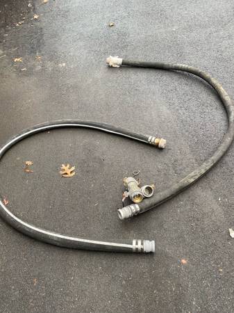 2” hard rubber hose 1
