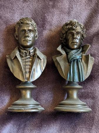 SHERLOCK WATSON LIMITED EDITION MINI BUST S BBC 2014 1