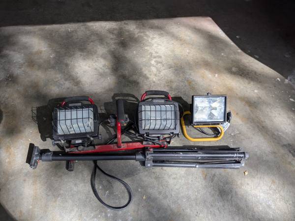 Halogen work lights 1