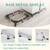 NEW Heavy Duty All Stainless Steel Mobile Fridge, Washing Machine Stan 4 thumbnail