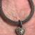 Vintage Brighton Braided Bracelet w/Crystal Heart Charm 2 thumbnail