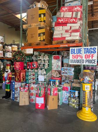 CHRISTMAS WAREHOUSE SALE - LOWEST PRICES AROUND 1